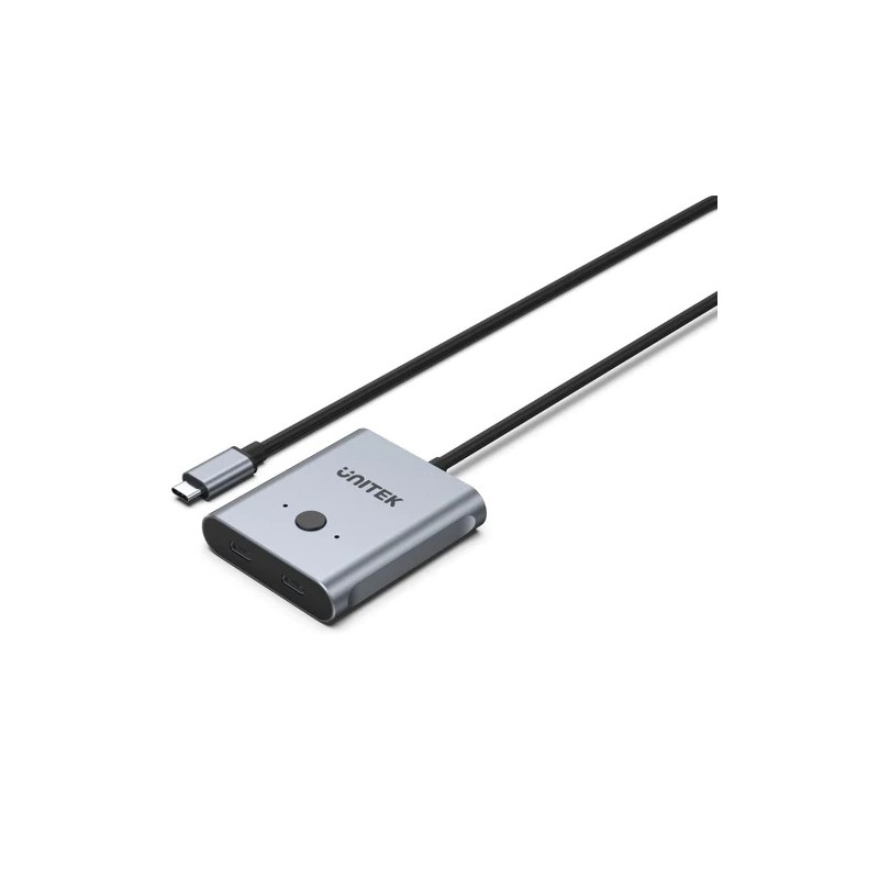Unitek USB-C Splitter/Switch - D1078A - 4K USB-C Splitter 1in-2out or Switch 2in-1out Supports 100W PD