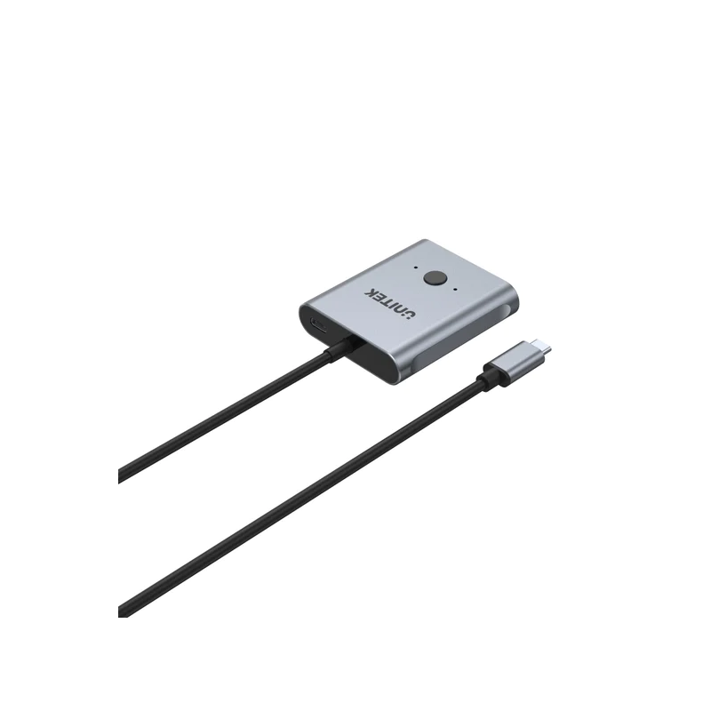 Unitek USB-C Splitter/Switch - D1078A - 4K USB-C Splitter 1in-2out or Switch 2in-1out Supports 100W PD