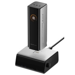 EcoFlow RAPID Pro Desktop Charger 320W - Can Charge 6 devices at once including RAPID Pro Powerbanks in 20mins - LCD ...