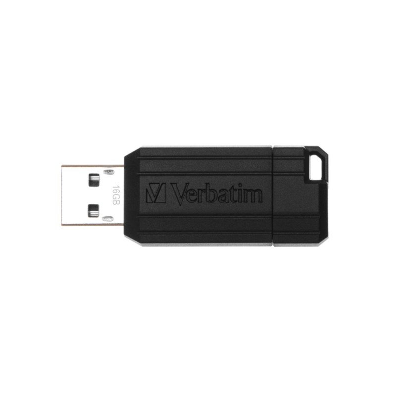 Verbatim USB Drive - Pinstripe - USB 2.0 - 16GB - Black — Buy in Cyprus with Fast Delivery