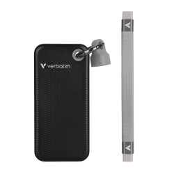 Verbatim SSD Portable Pocket Keyring - 3.2 Gen2 - 1TB - Black - Grey — Buy in Cyprus with Fast Delivery