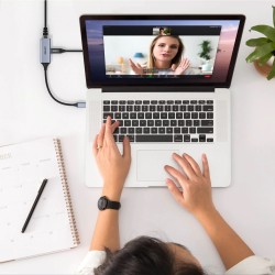 Unitek USB-C to Gigabit LAN and PD100W Port - U1323A - USB-C to Gigabit LAN and PD100W Port — Buy in Cyprus with Fast Delivery