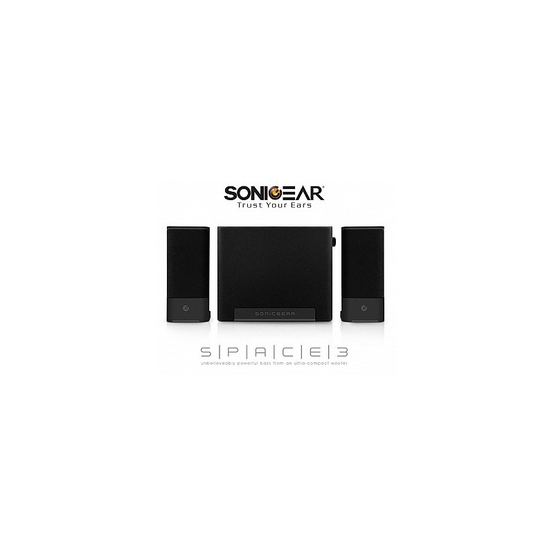 SonicGear Speakers - Space3 - 2.1 Hi-Fi BT USB FM Speakers 40W — Buy in Cyprus with Fast Delivery