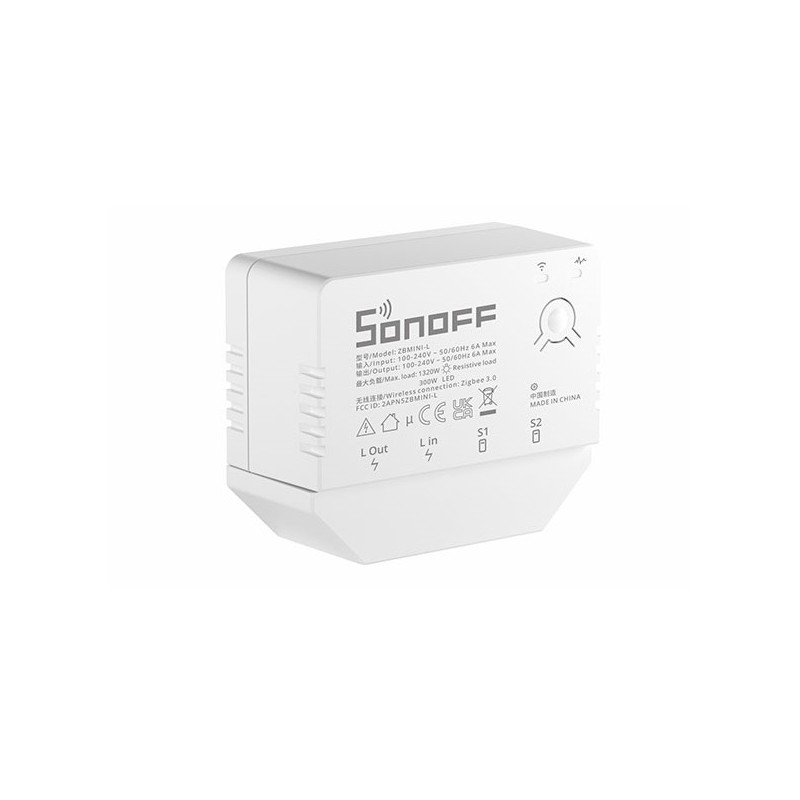 Sonoff Zigbee 3.0 Smart Switch - ZBMINI-L - Zigbee 3.0 — Buy in Cyprus with Fast Delivery