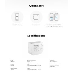 Sonoff Zigbee 3.0 Smart Switch - ZBMINI-L - Zigbee 3.0 — Buy in Cyprus with Fast Delivery