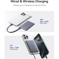 Baseus Powerbank Wireless 20W 5000mAh PicoGo - AM41 - Wireless 20W 5000mAh PicoGo — Buy in Cyprus with Fast Delivery