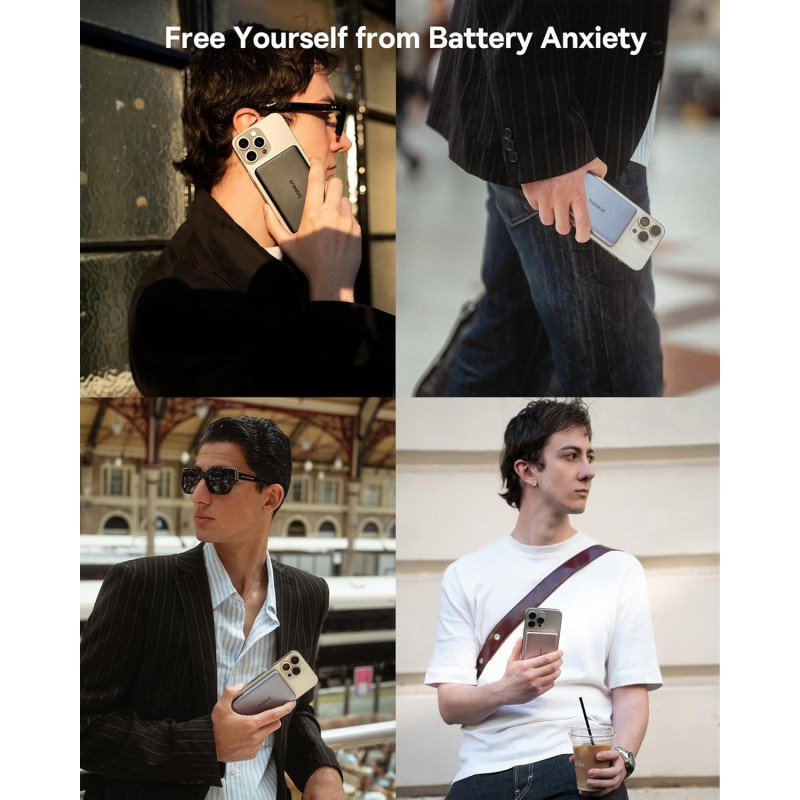 Baseus Powerbank Wireless 20W 5000mAh PicoGo - AM41 - Wireless 20W 5000mAh PicoGo — Buy in Cyprus with Fast Delivery