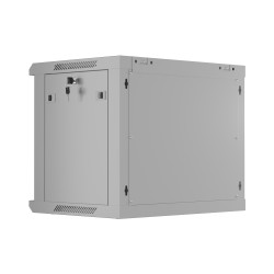 Lanberg Wall Rack 19'' with Perforated Door - 6U 45cm Grey FLAT PACKED — Buy in Cyprus with Fast Delivery