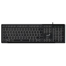 Genius Keyboard - SlimStar 820 - Wired Illuminated AI Keyboard English — Buy in Cyprus with Fast Delivery