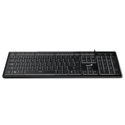 Genius Keyboard - SlimStar 820 - Wired Illuminated AI Keyboard English — Buy in Cyprus with Fast Delivery