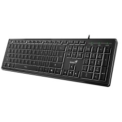 Genius Keyboard - SlimStar 820 - Wired Illuminated AI Keyboard English — Buy in Cyprus with Fast Delivery