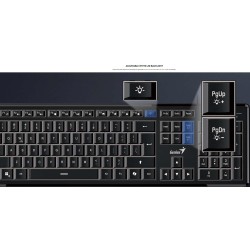Genius Keyboard - SlimStar 820 - Wired Illuminated AI Keyboard English — Buy in Cyprus with Fast Delivery
