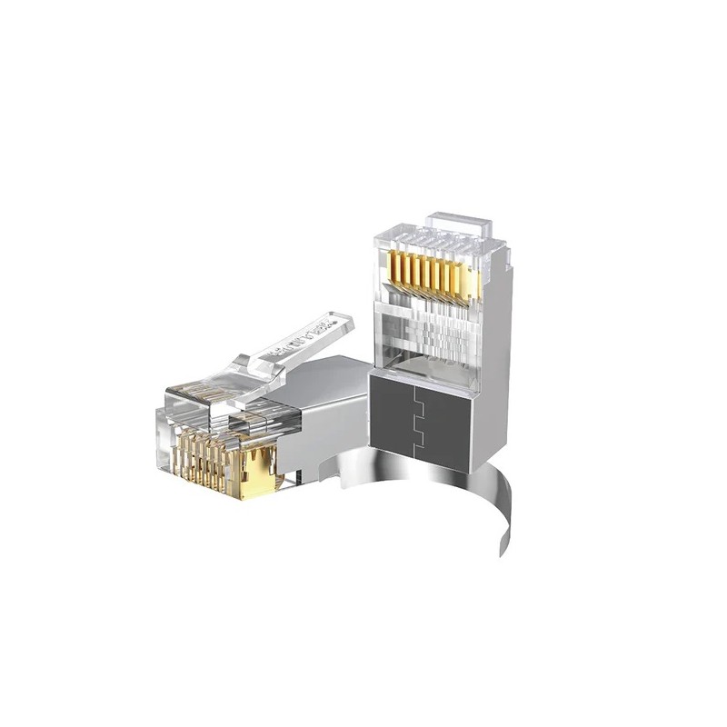 Unitek Network Connector RJ45 CAT7 Passthrough - OT1093ATP - 50pcs — Buy in Cyprus with Fast Delivery