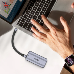 Unitek USB-C NVME PCIe Enclosure - S1242A - USB 4.0 40Gbps w Cooling Fan — Buy in Cyprus with Fast Delivery