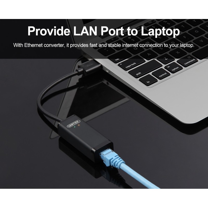 Unitek USB2.0 Fast Ethernet Converter - Y-1468 - USB2.0 Fast Ethernet Converter — Buy in Cyprus with Fast Delivery
