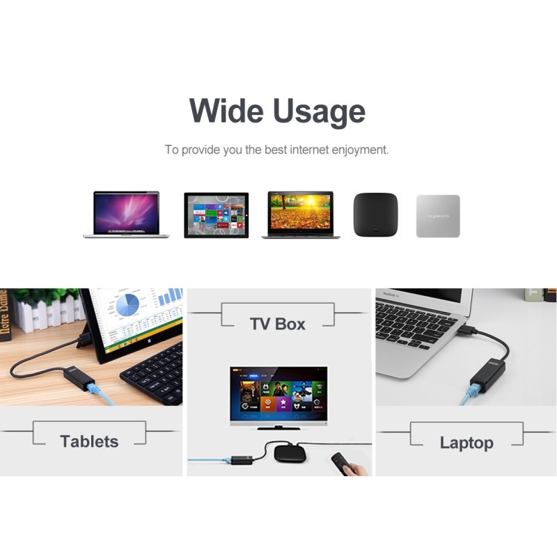 Unitek USB2.0 Fast Ethernet Converter - Y-1468 - USB2.0 Fast Ethernet Converter — Buy in Cyprus with Fast Delivery