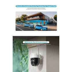 Dahua IP 3.0MP 4.0mm Wifi PT Dome - P3AE-PV - Dual Illumination — Buy in Cyprus with Fast Delivery