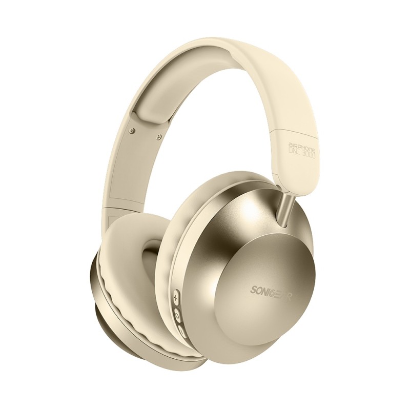 SonicGear Headphones Bluetooth AIRPHONE - DNC3000 - Champagne Gold — Buy in Cyprus with Fast Delivery