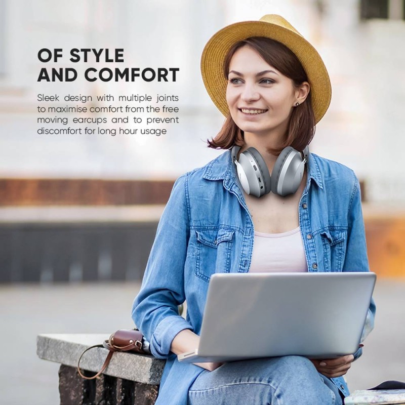 SonicGear Headphones Bluetooth AIRPHONE - DNC3000 - Champagne Gold — Buy in Cyprus with Fast Delivery