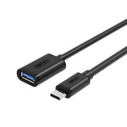 Unitek USB3.1 USB-C Male to USB-A Female Extension Cable - Y-C476BK - 20cm — Buy in Cyprus with Fast Delivery