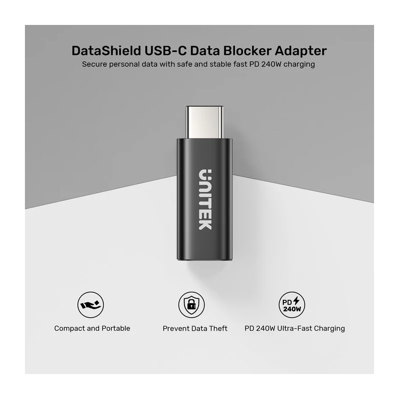 Unitek USB-C Data Blocker - A1055A - 48V5A (2 pack) — Buy in Cyprus with Fast Delivery