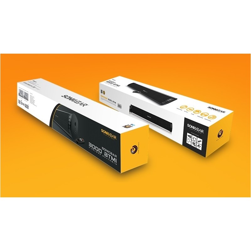 SonicGear Soundbar for TV PC - SONICBAR 3000 - 40W RMS Bluetooth, SD Card & FM — Buy in Cyprus with Fast Delivery