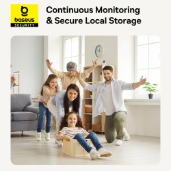 Baseus Security - P1 Lite - Indoor Camera 2K White EU — Buy in Cyprus with Fast Delivery