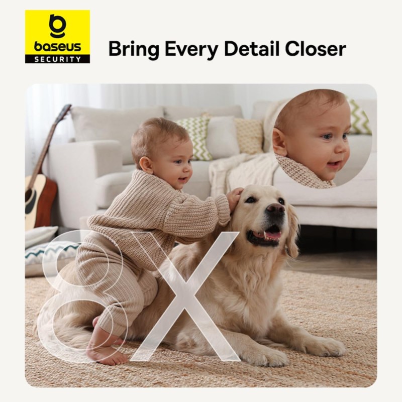 Baseus Security - P1 Lite - Indoor Camera 2K White EU — Buy in Cyprus with Fast Delivery