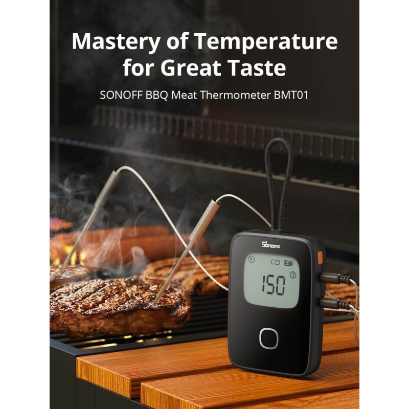 Sonoff WiFi BBQ Meat Thermometer - BMT01 - WiFi BBQ Meat Thermometer — Buy in Cyprus with Fast Delivery