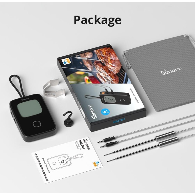 Sonoff WiFi BBQ Meat Thermometer - BMT01 - WiFi BBQ Meat Thermometer — Buy in Cyprus with Fast Delivery