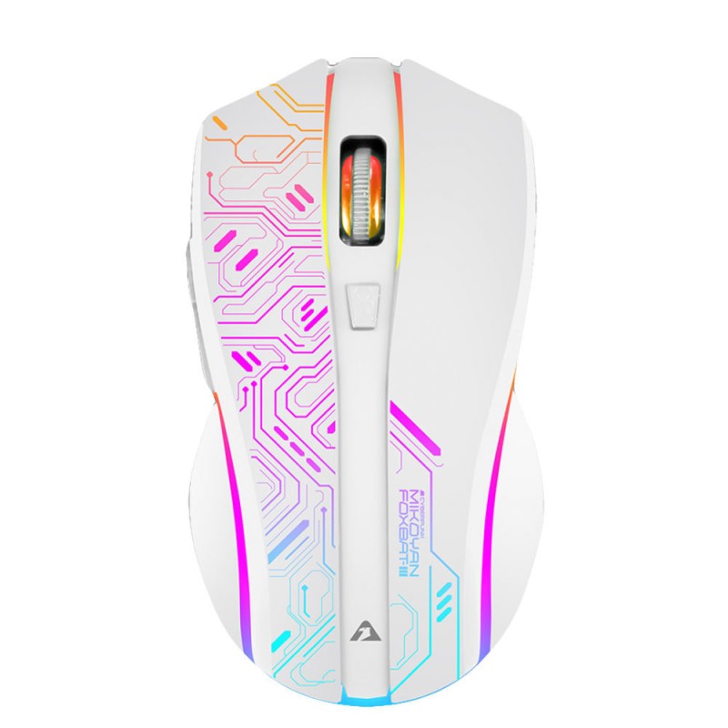 Armaggeddon Gaming Mouse - FOXBAT-III - Wired+2.4G Recharge White — Buy in Cyprus with Fast Delivery