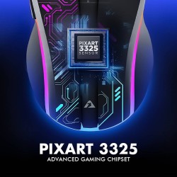 Armaggeddon Gaming Mouse - FOXBAT-III - Wired+2.4G Recharge White — Buy in Cyprus with Fast Delivery