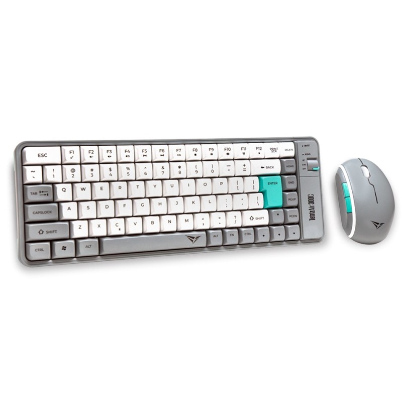 Alcatroz Keyboard & Mouse 2.4G+BT Combo 84K Tetriz Air - 300C - Winter White — Buy in Cyprus with Fast Delivery