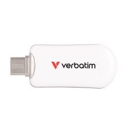 Verbatim USB Drive 3.2 PLECTRA USB-C 128GB White - USB-C — Buy in Cyprus with Fast Delivery