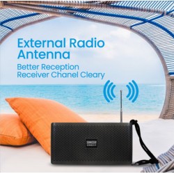 SonicGear SONICGO! Portable BT FM USB Speaker - RDO30-X - Black — Buy in Cyprus with Fast Delivery