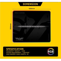 Armaggeddon Mousepad - AS-29R - Pro Gaming RGB — Buy in Cyprus with Fast Delivery