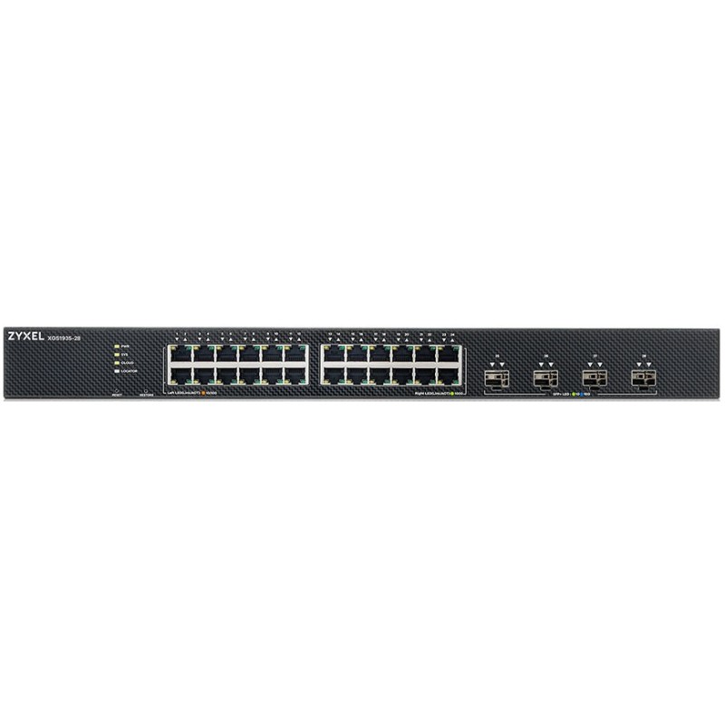 Zyxel Switch Gigabit Ethernet Cloud Managed L3 Lite 24-Port + 4SFP+ Fanless - XGS1935-28 - — Buy in Cyprus with Fast Delivery