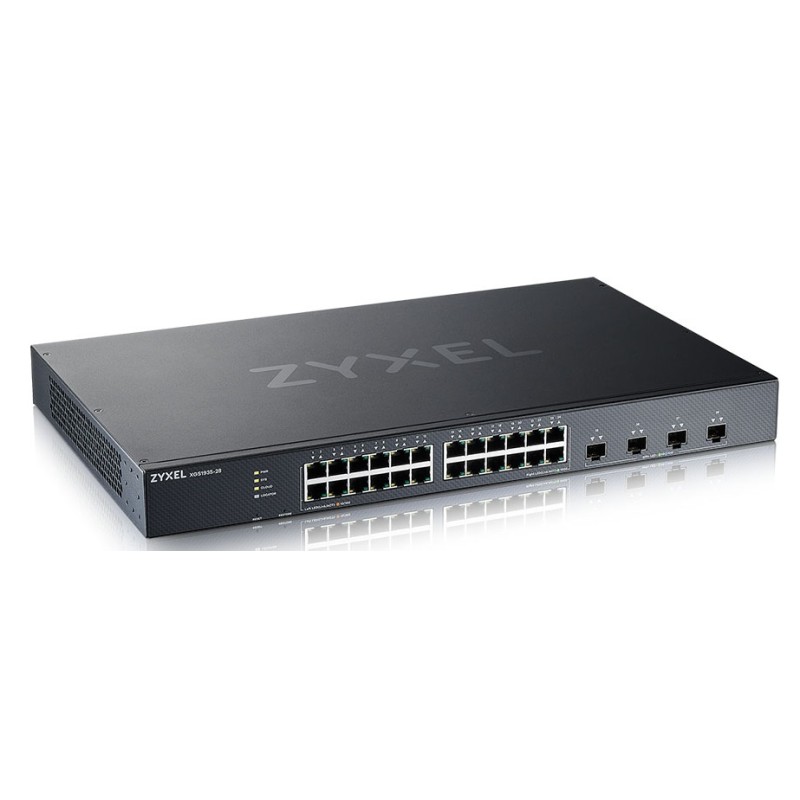 Zyxel Switch Gigabit Ethernet Cloud Managed L3 Lite 24-Port + 4SFP+ Fanless - XGS1935-28 - — Buy in Cyprus with Fast Delivery