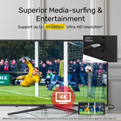 Unitek USB-C Cable - C14091ABK - PD100W 4K 60Hz 2.0m — Buy in Cyprus with Fast Delivery