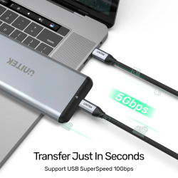 Unitek USB-C Cable - C14091ABK - PD100W 4K 60Hz 2.0m — Buy in Cyprus with Fast Delivery