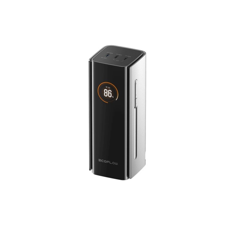 EcoFlow Charge Powerbank RAPID Pro - 20000mAh 230W + 100W Built-in Cable Black — Buy in Cyprus with Fast Delivery