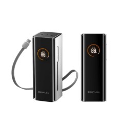 EcoFlow Charge Powerbank RAPID Pro - 20000mAh 230W + 100W Built-in Cable Black — Buy in Cyprus with Fast Delivery