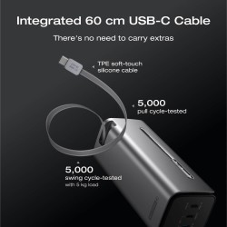 EcoFlow Charge Powerbank RAPID Pro - 20000mAh 230W + 100W Built-in Cable Black — Buy in Cyprus with Fast Delivery