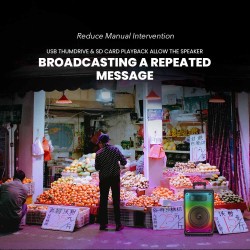 SonicGear Portable Karaoke Speaker - HYPERBOX 1200 Pro - 12'' 110W TWS BT USB 2x Mics — Buy in Cyprus with Fast Delivery