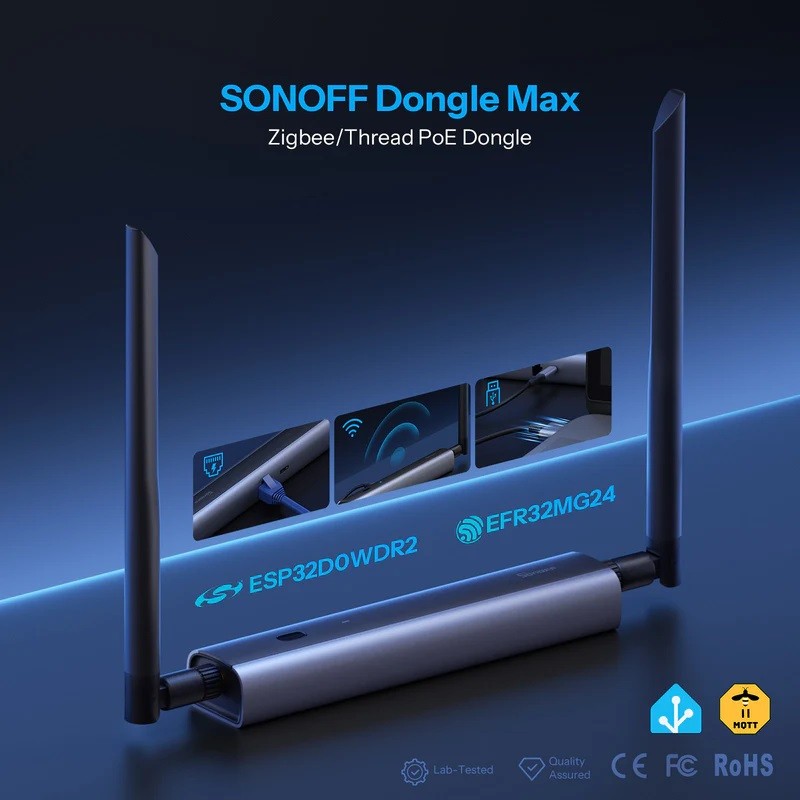 Sonoff ZigBee USB Dongle - Dongle-M POE - Sonoff ZigBee USB Dongle — Buy in Cyprus with Fast Delivery
