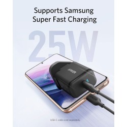 Anker PowerPort III 25W USB-C Wall Charger - with UK EU & US plug — Buy in Cyprus with Fast Delivery