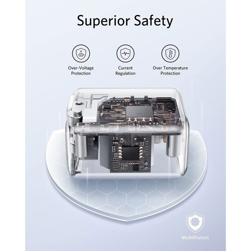 Anker PowerPort III 25W USB-C Wall Charger - with UK EU & US plug — Buy in Cyprus with Fast Delivery