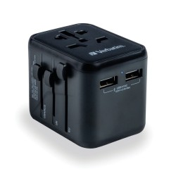 Verbatim Travel Charger & Adaptor - UTA-01 - World to World 12W — Buy in Cyprus with Fast Delivery