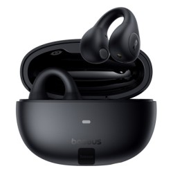 Baseus Headphones Open Ear - AirGo 1 Ring - Black — Buy in Cyprus with Fast Delivery