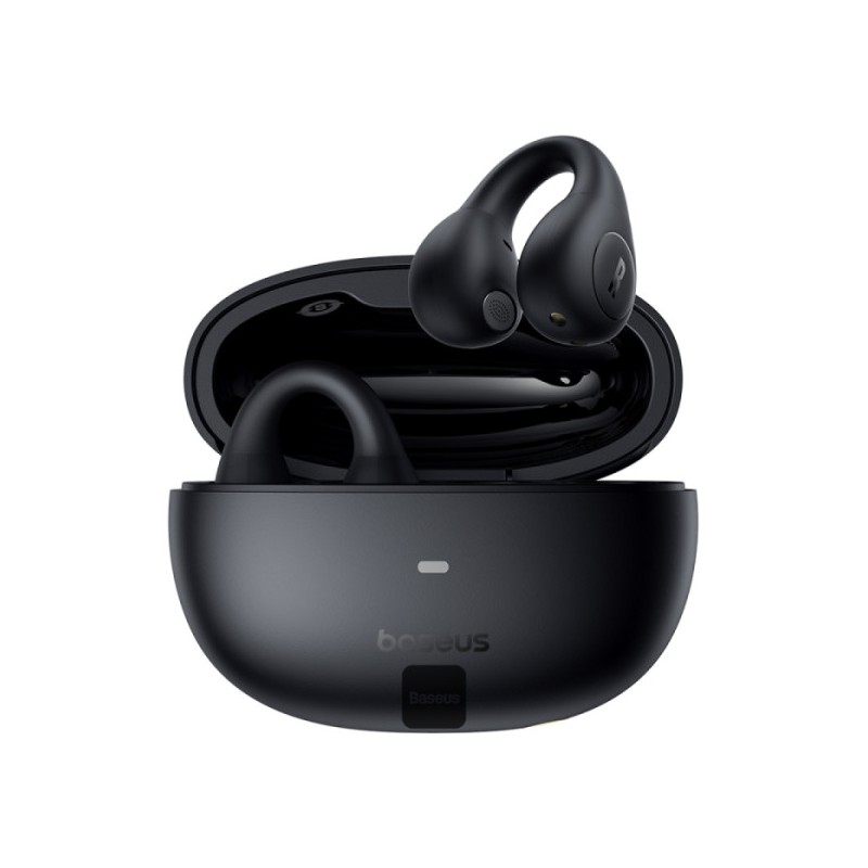 Baseus Headphones Open Ear - AirGo 1 Ring - Black — Buy in Cyprus with Fast Delivery